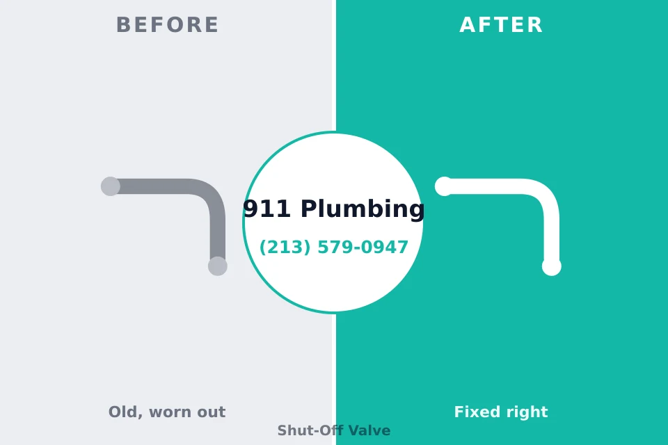 Before and after: plumbing company Perkasie, PA